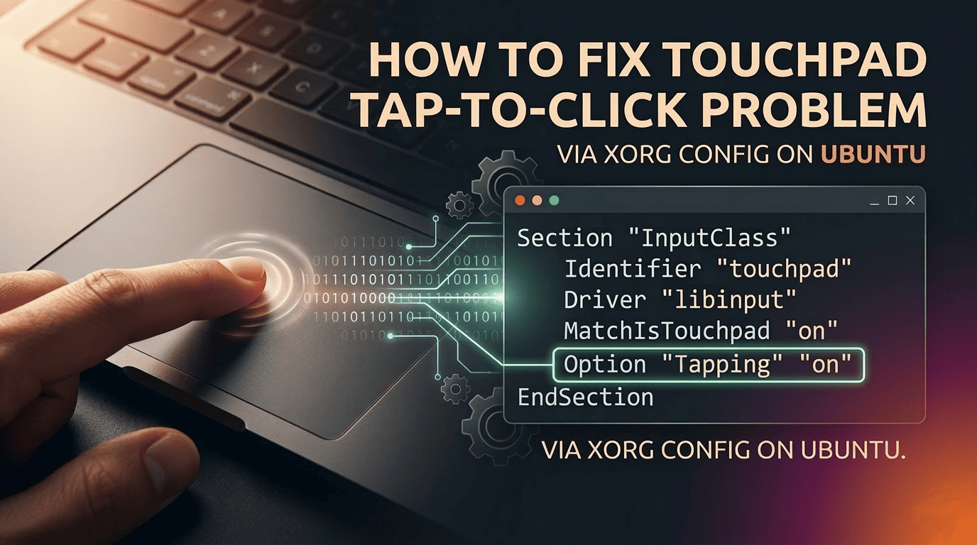 Ubuntu: Fix Touchpad Tap-to-Click via Xorg (libinput)