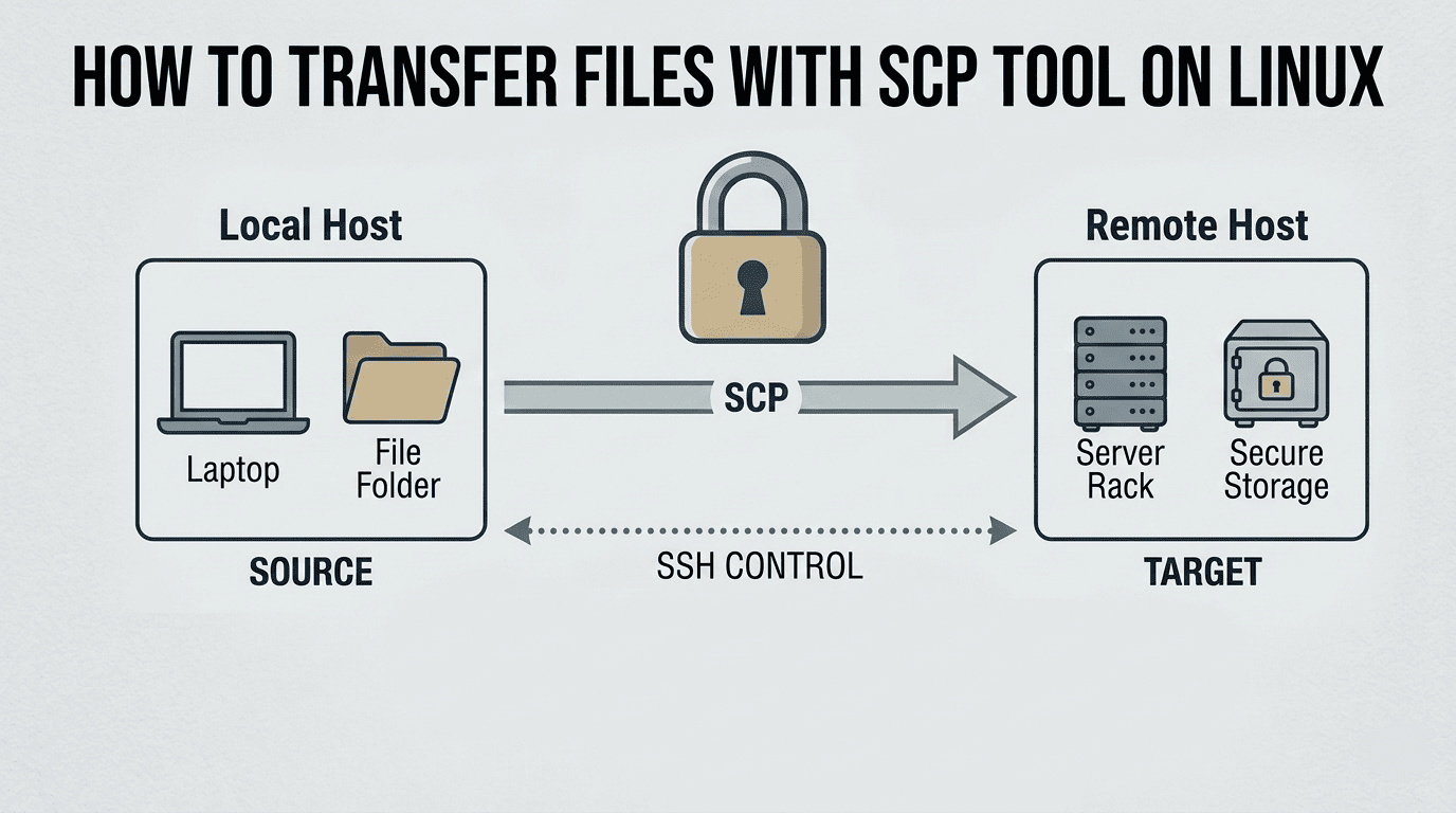How to Transfer Files with scp on Linux