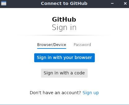 Connect to Github Popup