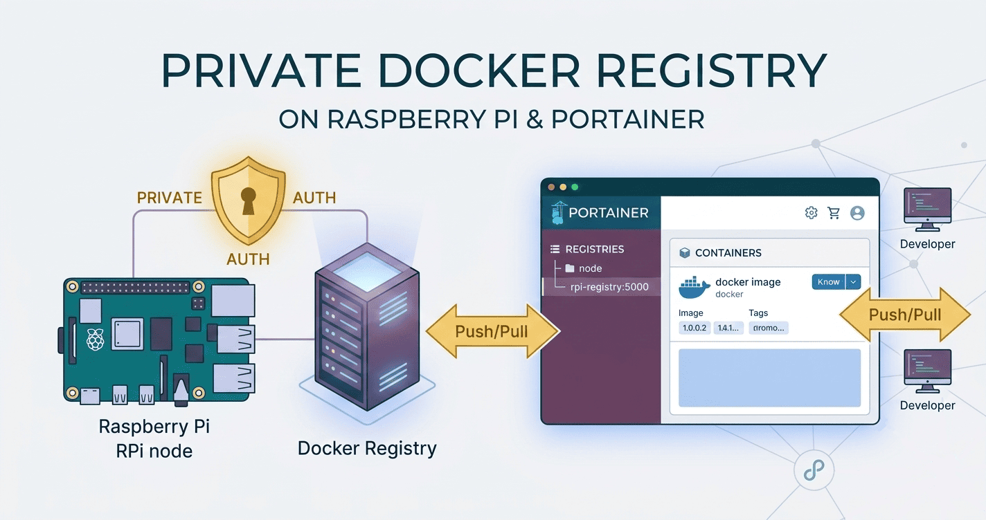 How to Install a Private Docker Registry on Raspberry Pi with Portainer (Home Network)