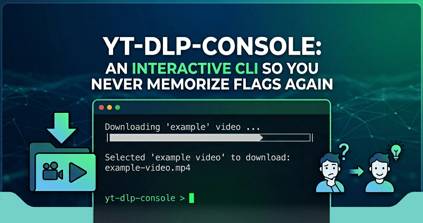 yt-dlp-console interactive terminal screenshot
